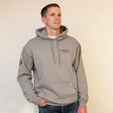 burnin eights musky hoodie front