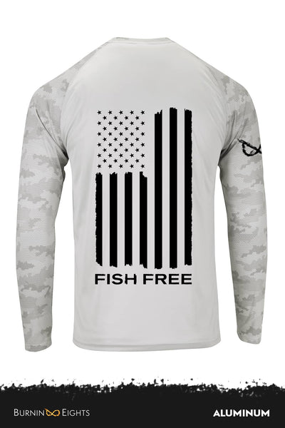 Fish Free - Performance Long Sleeve T-Shirt – Burnin Eights