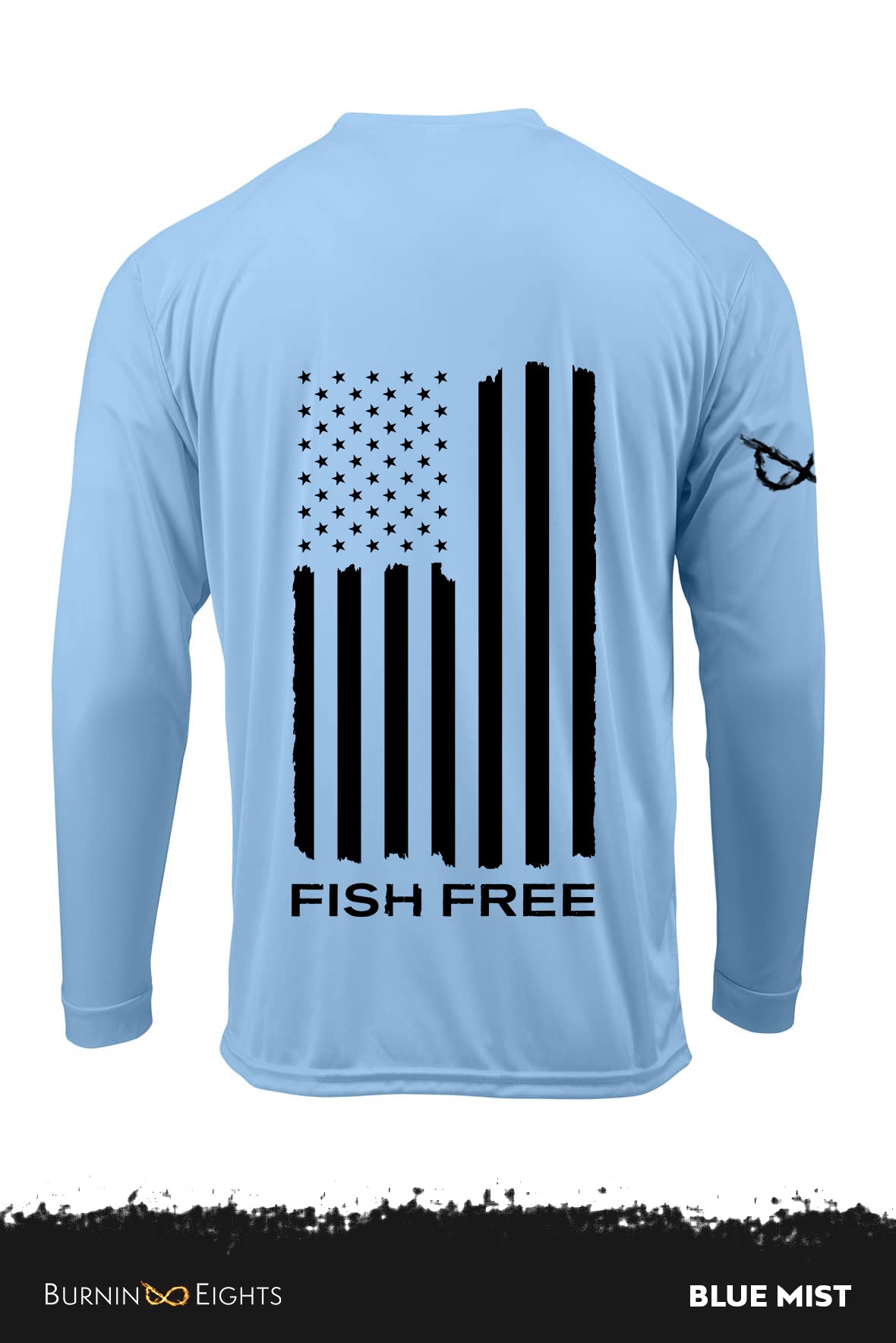 Fish Free - Performance Long Sleeve T-Shirt – Burnin Eights